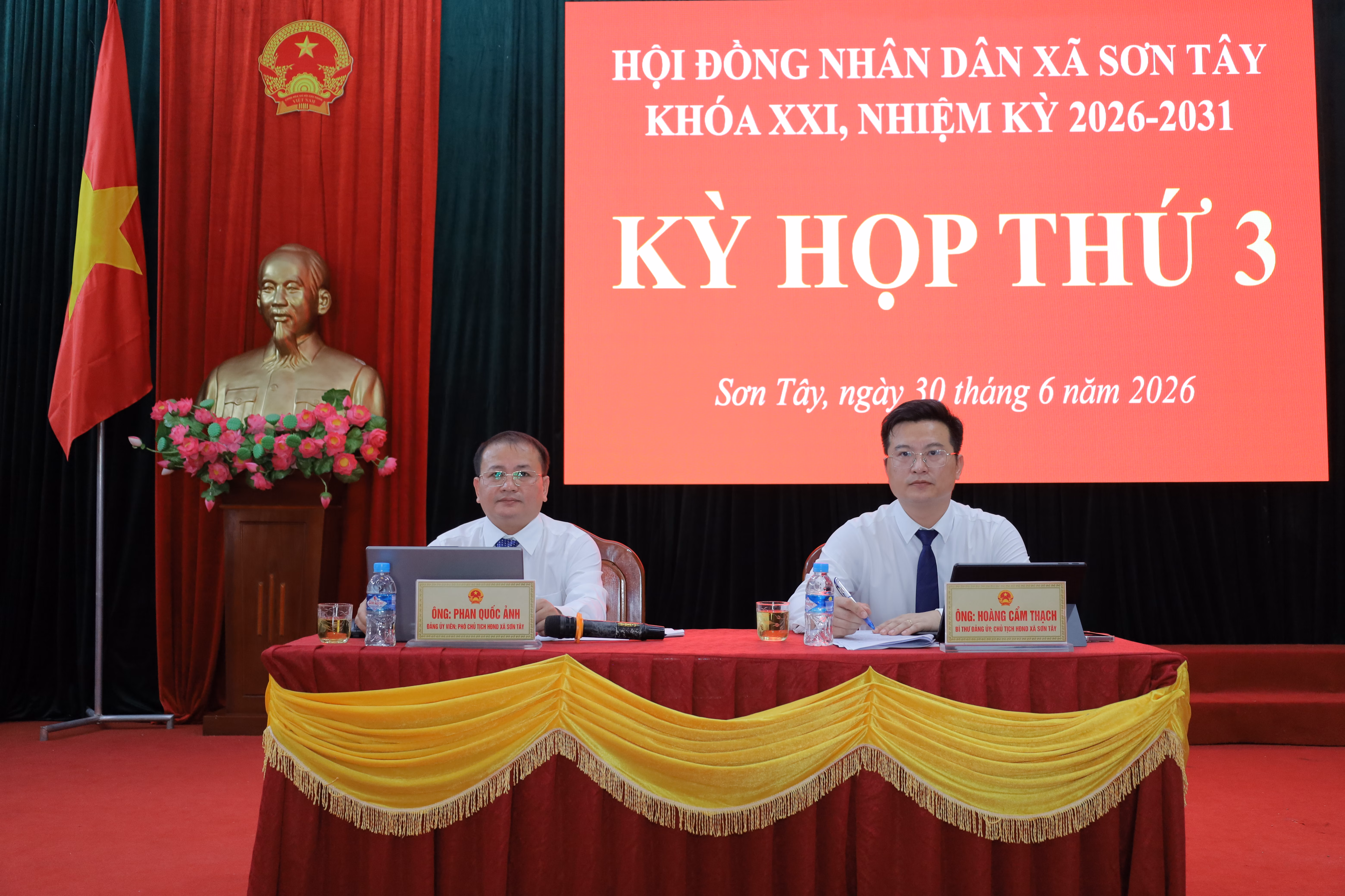 HĐND xã Sơn Tây khóa XXI tổ chức Kỳ họp thường lệ giữa năm 2026