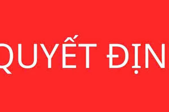 Quyết định phê duyệt gói thầu số 5