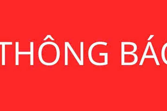Thông báo đấu giá quyền sử dụng đất 