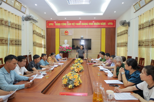 Đoàn công tác số 3 Ban Thường vụ Đảng ủy xã Sơn Tây triển khai nhiệm vụ xây dựng nông thôn mới và phát triển kinh tế - xã hội những tháng cuối năm 2026